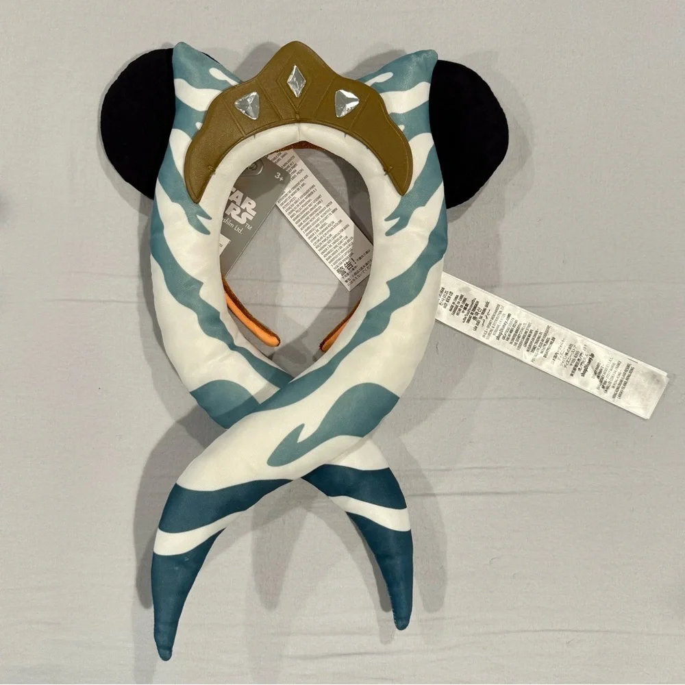 New Ahsoka Tano Ears Headband Adults Star Wars Mickey Mouse Ears Rhinestones
